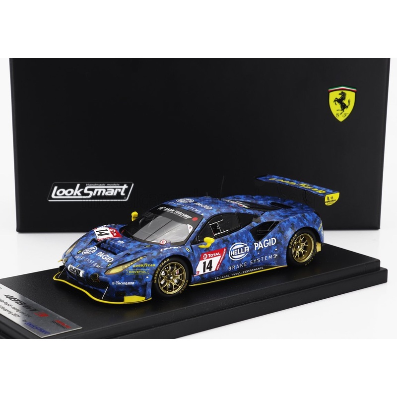 FERRARI | 488 GT3 EVO 3.9L TURBO V8 HELLA PAGID RACING ONE TEAM N 14 24h NURBURGRING 2021 CHRISTIAN KOHLHAAS – STEPHAN KOHLER – MIKE JAGER –  NORBERT SCHNEIDER