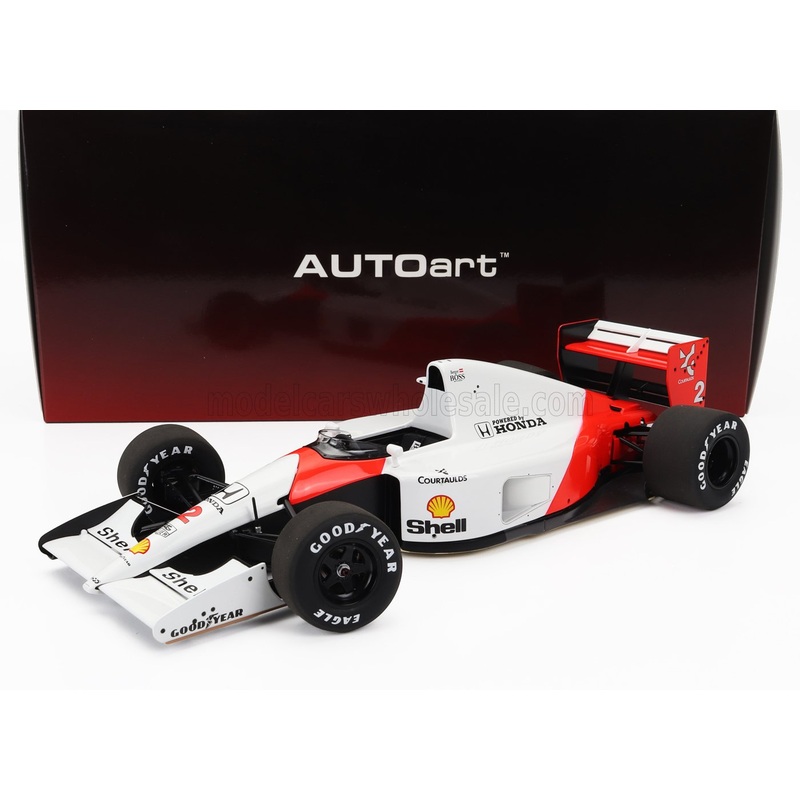 McLAREN – F1  MP4/6 HONDA  N 2 JAPAN GP 1991 GERARD BERGER – WHITE RED