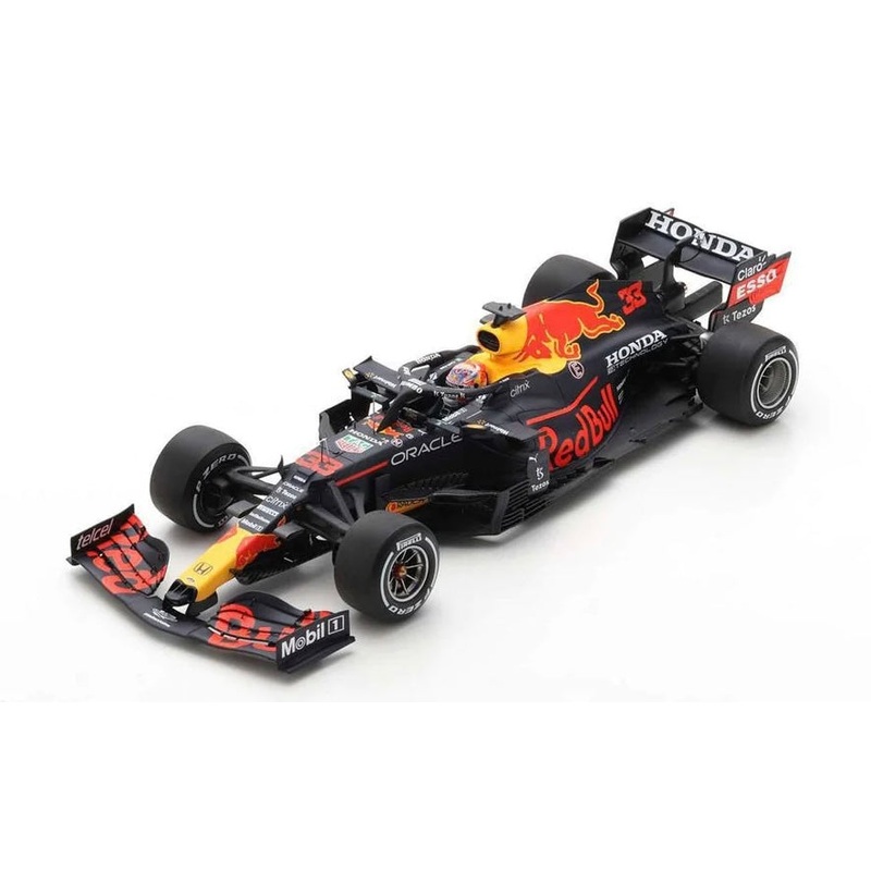 Red Bull Racing Honda RB16B No.33 Red Bull Racing – Winner Monaco GP 2021 – Max Verstappen. With Acrylic Cover. Limited 521 – 1:12 Scale Resin Model Car