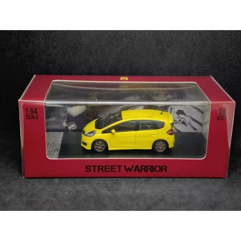 STREET WARRIOR 1/64 Honda Jazz GE8 RS Second Generation Fit YELLOW