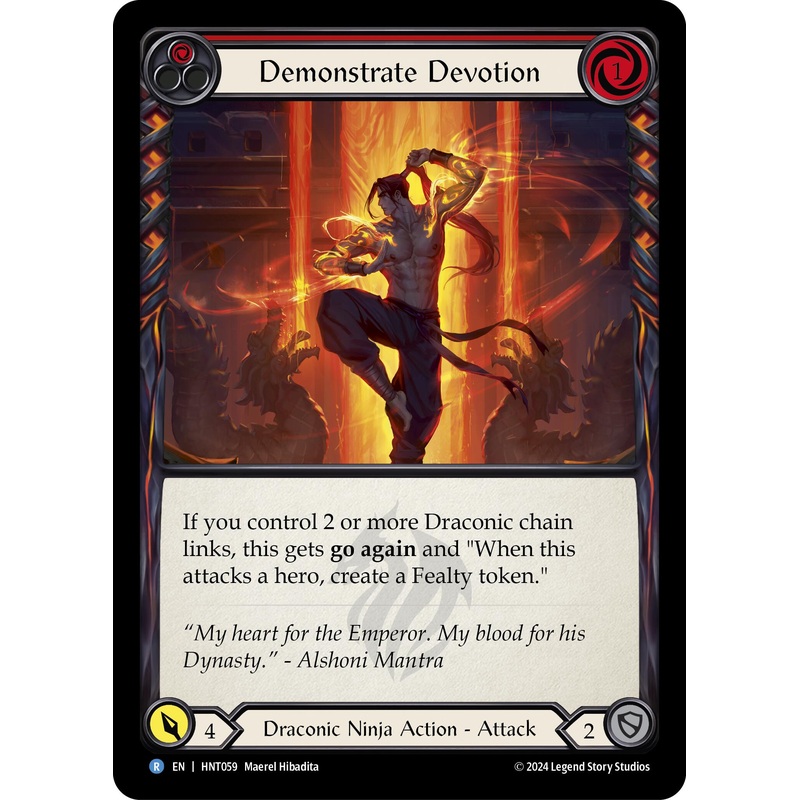 Demonstrate Devotion (Red) [HNT059] (The Hunted)