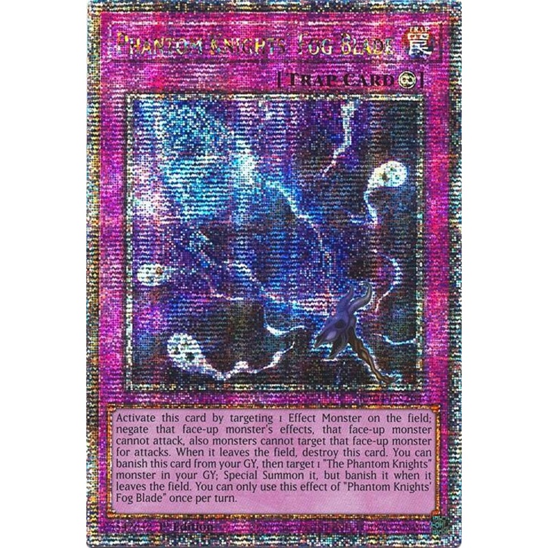 Phantom Knights’ Fog Blade [RA04-EN264] Quarter Century Secret Rare