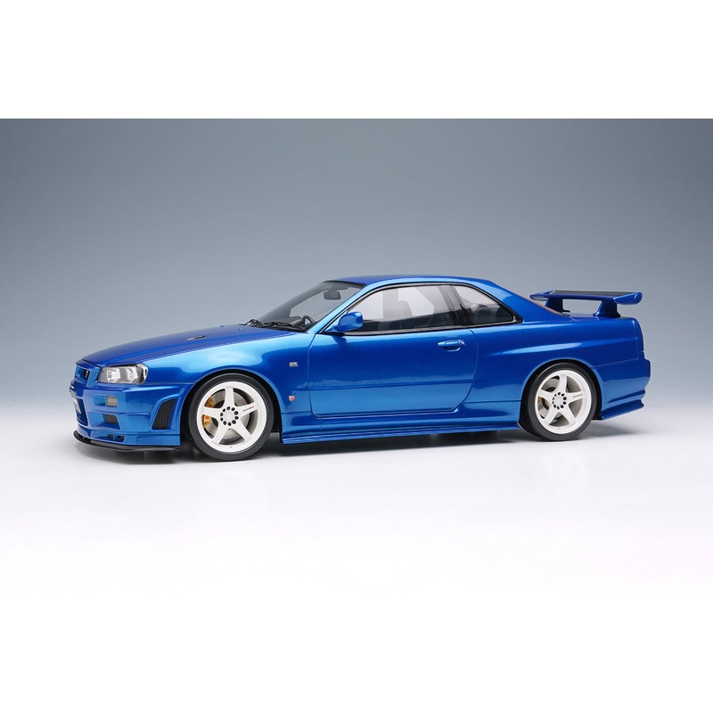 *PREORDER* Make Up Co., Ltd / Eidolon 1:18 Nissan Skyline GT-R (BNR34) NISMO S-Tune Version 2004 in Bayside Blue