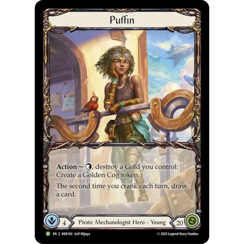 Puffin [HER140] (Promo)  Rainbow Foil