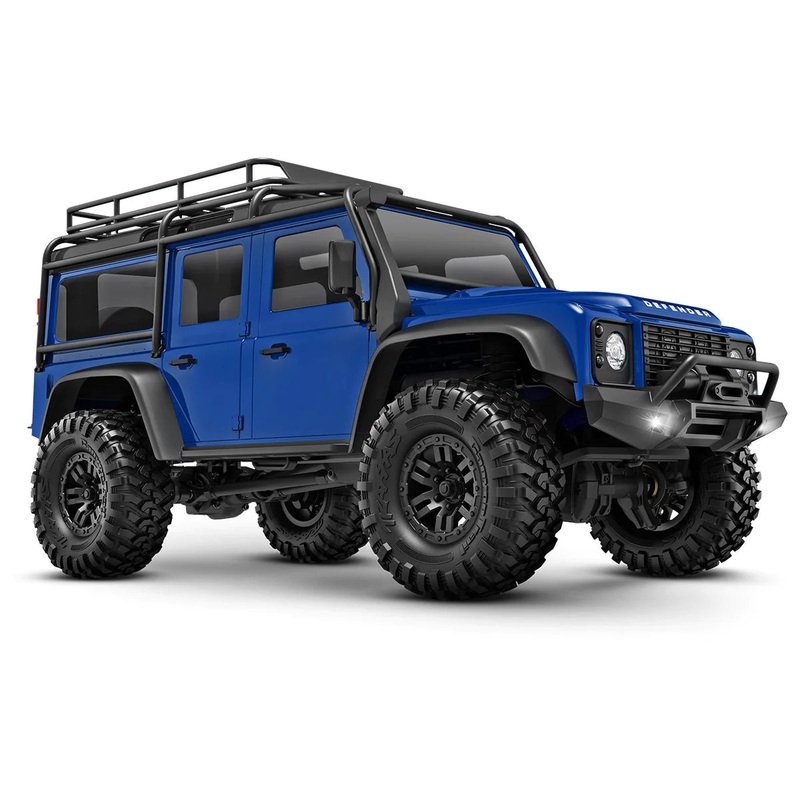 TRAXXAS 1:18 TRX-4M LAND ROVER DEFENDER SCALE AND TRAIL CRAWLER BLUE