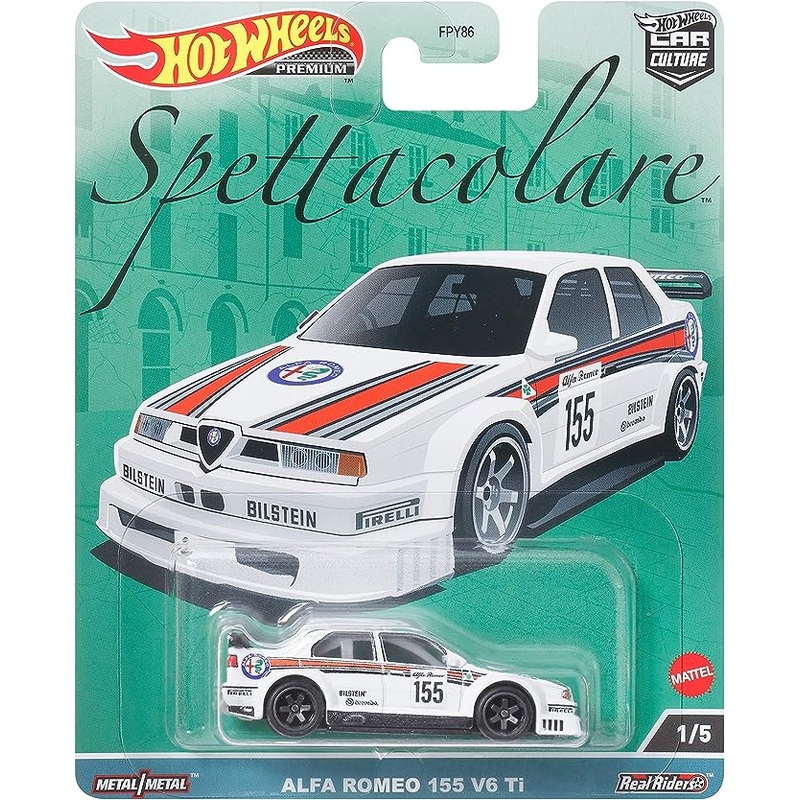 Hot Wheels HKC48 Car Culture Spettacolare – Alfa Romeo 155 V6 Ti