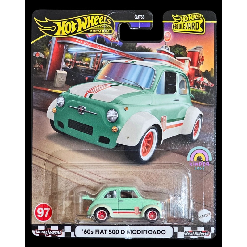Premium Hot Wheels 1960s Fiat 500D Modificado (Imported)