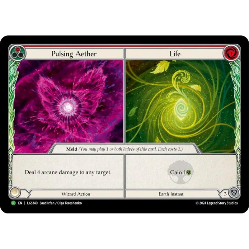Pulsing Aether // Life [LGS340] (Promo)  Cold Foil