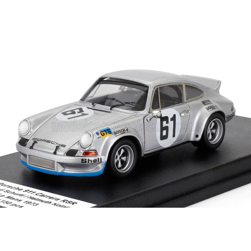 TROFEU – 1/43 – PORSCHE – 911 CARRERA RSR COUPE TEAM MARTINI RACING N 61 4h LE MANS 1973 MANFRED SCHURTI – HELMUTH KOINIGG – GREY