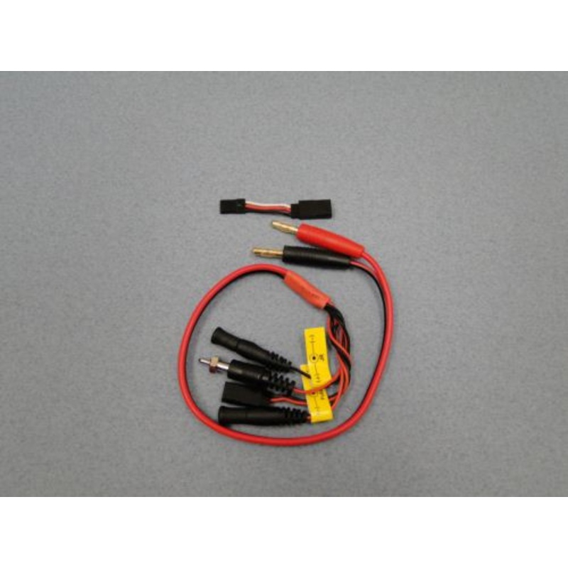 Charge Lead 4mm – Glow Starter,RX Pack,Fut/JR Tx