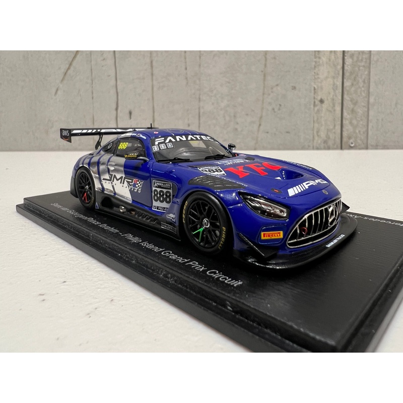 MERCEDES-AMG GT3 – 2022 GT WORLD CHALLENGE AUSTRALIA – TRIPLE EIGHT RACE ENGINEERING #888 – VAN GISBERGEN/PRINCE IBRAHIM – PHILLIP ISLAND GRAND PRIX CIRCUIT – RACE 1 – 3RD PLACE – 1:43 SCALE