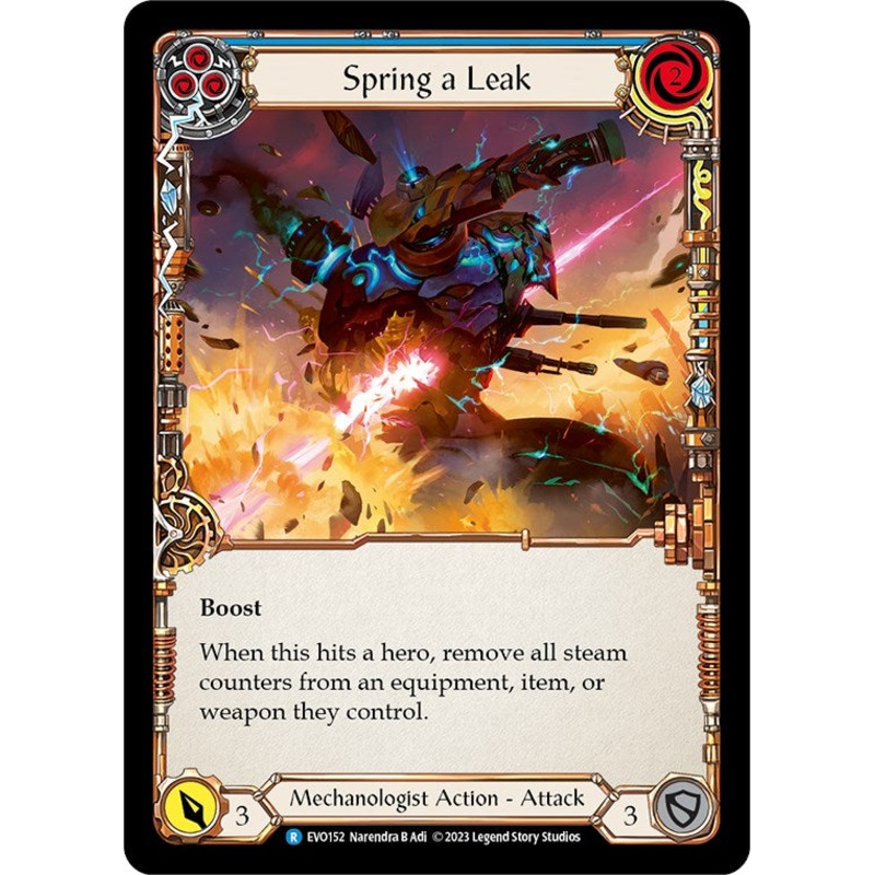 Spring a Leak (Blue) [EVO152] (Bright Lights)  Rainbow Foil
