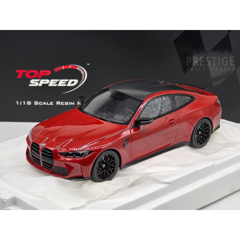 Top Speed 2021 BMW M4 Competition (G82) Coupe Toronto Red 1:18 – New