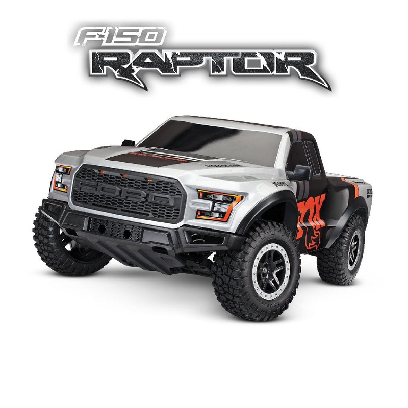 TRAXXAS FORD RAPTOR 2WD BL-2S HD – FOX