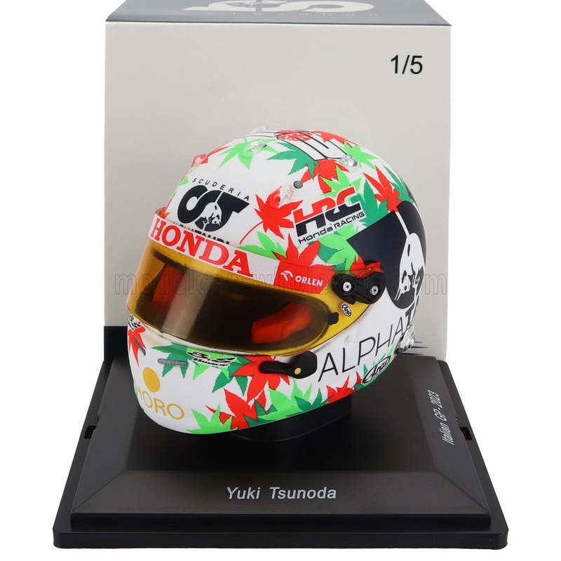 ARAI HELMET | F1  CASCO HELMET ALPHA TAURI AT04 TEAM ALPHA TAURI N 22 MONZA ITALY GP 2023 YUKI TSUNODA