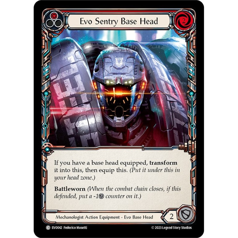 Evo Sentry Base Head [EVO042] (Bright Lights)  Cold Foil