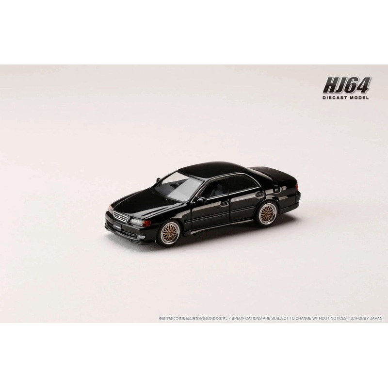 Hobby Japan 1:64 Toyota CHASER TOURER V (JZX100) 1998 / JDM STYLE BLACK (Customized Color) (HJ644072BK)