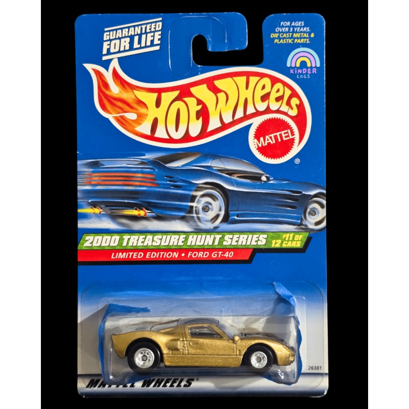 Hot Wheels Ford GT-40 Limited Edition – 2000 Treasure Hunt Series