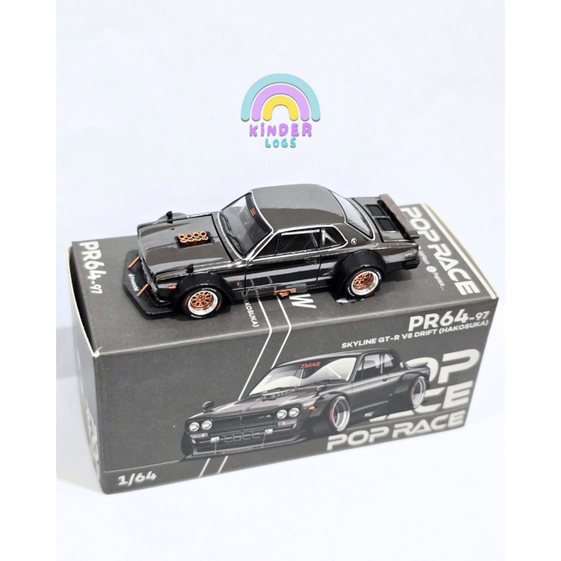 Pop Race Nissan Skyline GT-R V8 Drift Hakosuka (Open Box)