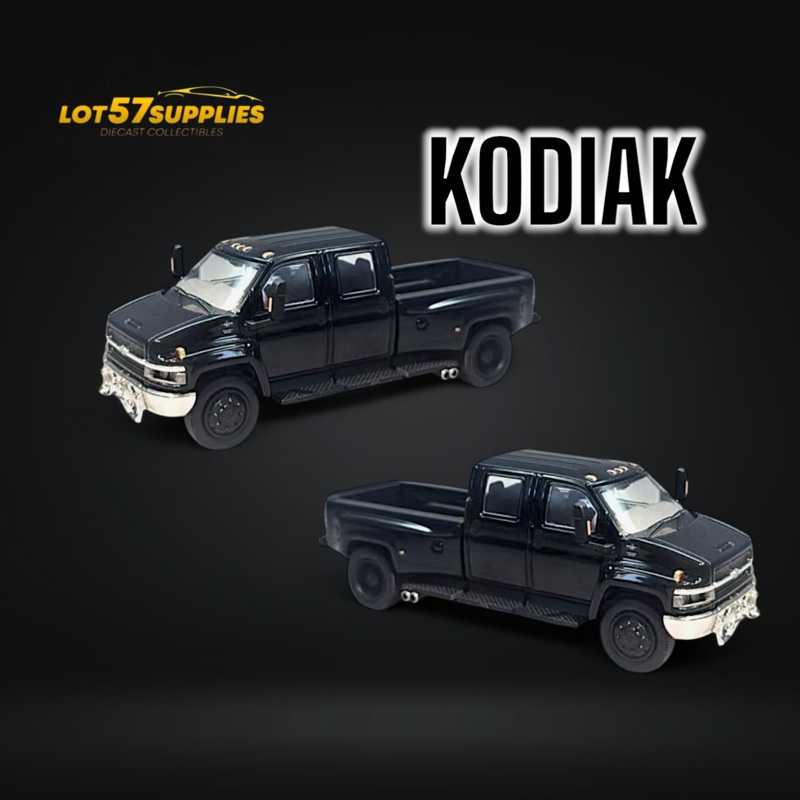 (Pre-Order) GOC Chevrolet KODIAK Pickup – Black 1:64