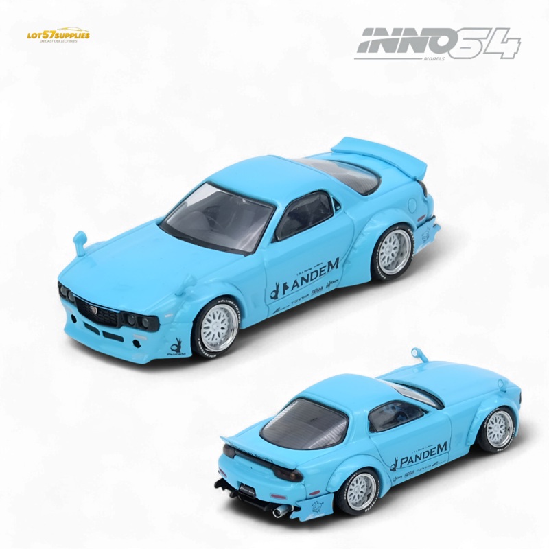 (Pre-Order) Inno64 Pandem Rocket Bunny RX7 FD3S – Tiff Blue 1:64