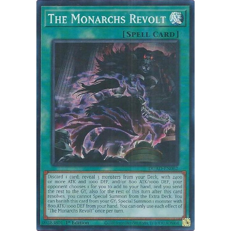 The Monarchs Revolt [DUAD-EN062] Super Rare