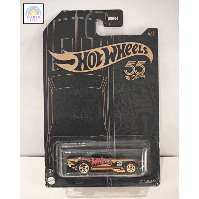 55th Anniversary Hot Wheels 1967 Chevrolet Camaro (2023 Card)