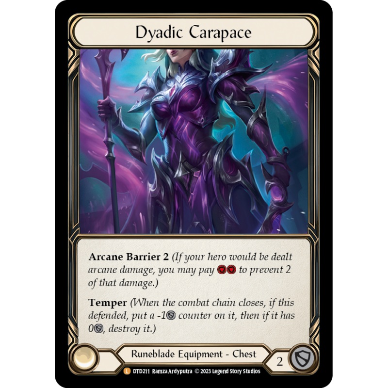 Dyadic Carapace [DTD211] (Dusk Till Dawn)  Rainbow Foil