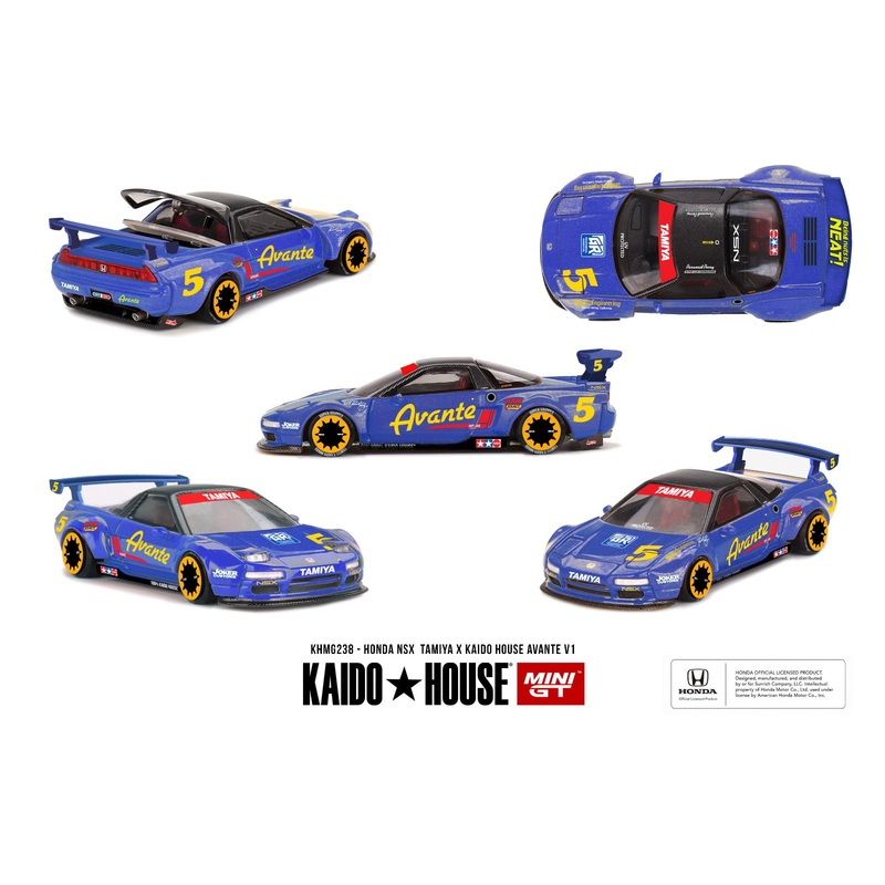 * PRE ORDER * [ Kaido House x MINI GT ] 1/64 Honda NSX  TAMIYA x KAIDO HOUSE AVANTE V1 KHMG238