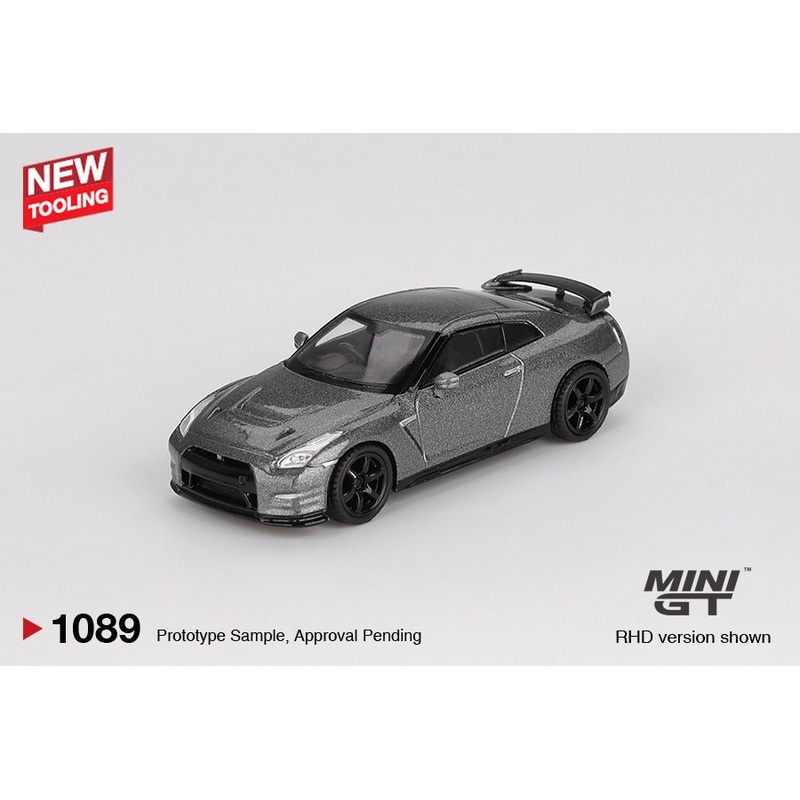* PRE ORDER * MINI GT #1089 1/64 NISSAN GT-R 2013 Dark Metal Gray (NISMO R35 CRS Version)  ( RHD )