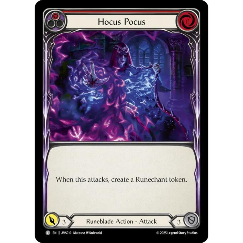 Hocus Pocus (Red) [AVS010] (Armory Deck: Legends Viserai)