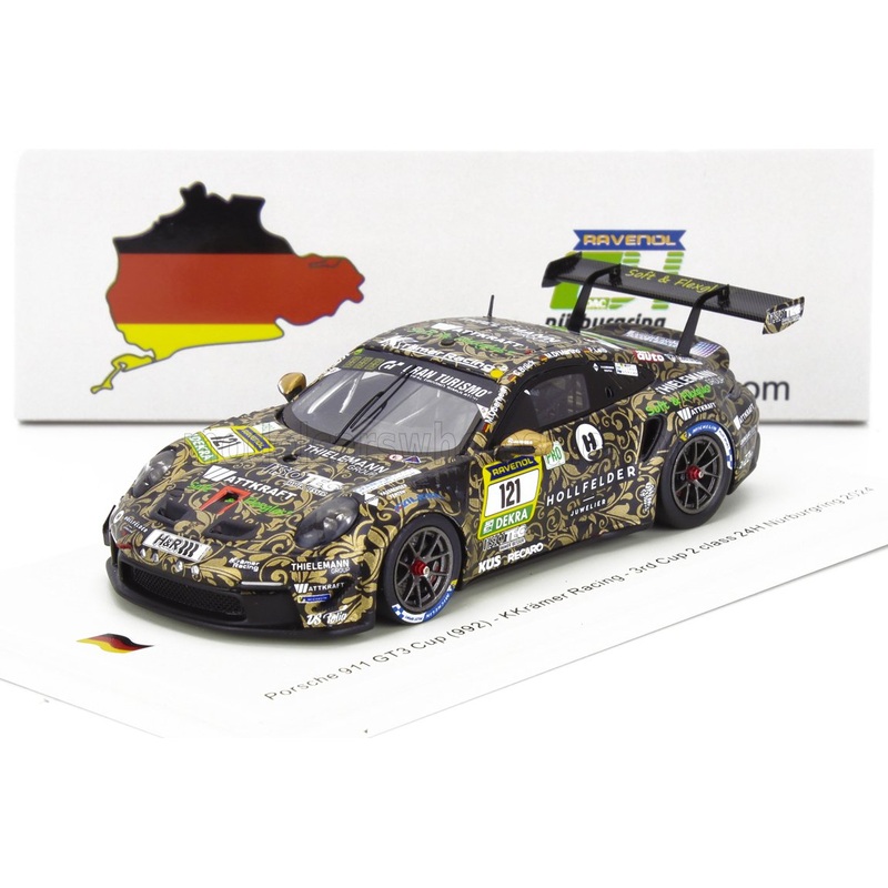 PORSCHE | 911 992 GT3 CUP TEAM KKRAMER RACING N 121 24h NURBURGRING 2024 M.DI MARTINO – C.BRUCK – F.LEID – M.OBERHEIM