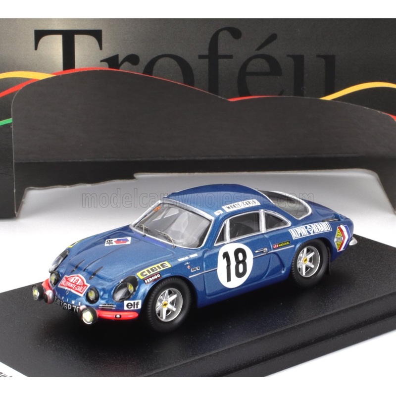 RENAULT | ALPINE A110 1300 N 18 3rd RALLY MONTECARLO 1970 JEAN PIERRE NICOLAS – CLAUDE ROURE