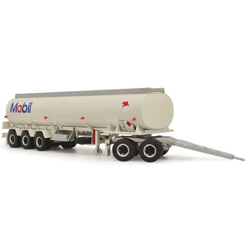 Tanker Trailer – Mobil – 1:64 Scale Diecast Model