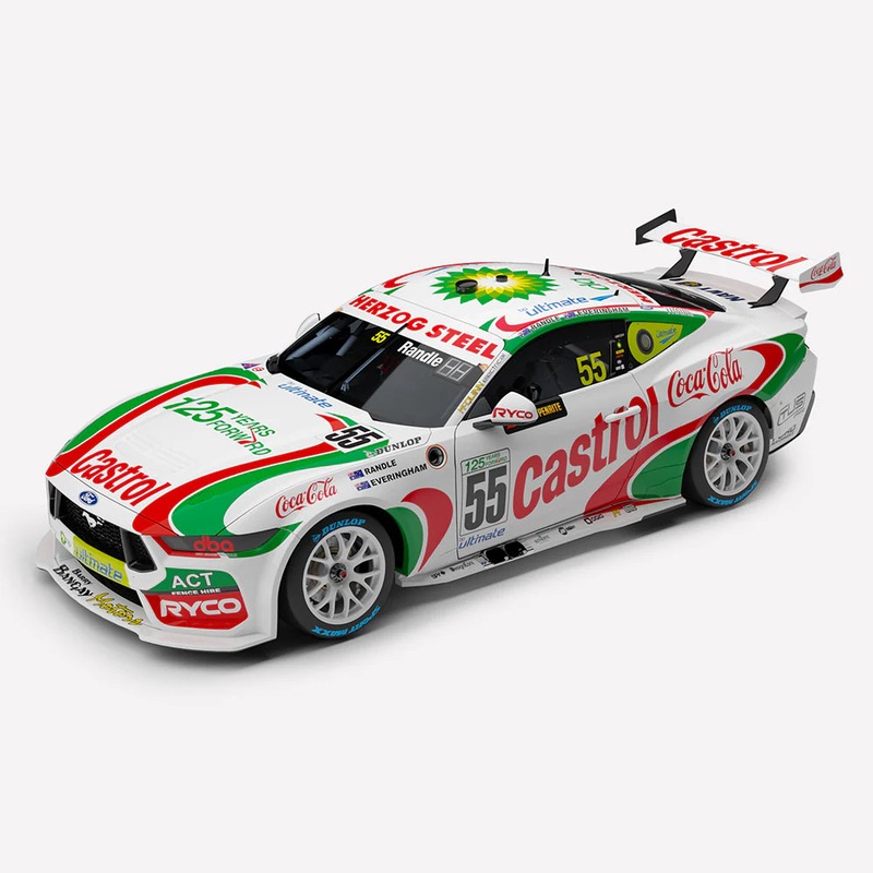 Thomas Randle / Tyler Everingham – Tickford Racing #55 Ford Mustang GT – 2024 Sandown 500 Retro Livery -1:18 Scale Diecast Model – Authentic Collectables