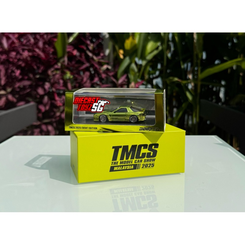 * CHASE * INNO 64 X 1/64 MAZDA RX-7 (FC3S) PANDEM AERO GREEN | THE MODEL CAR SHOW 2025 TMCS