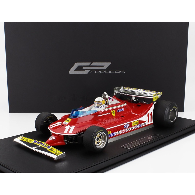 FERRARI | F1  312T4 N 11 WORLD CHAMPION POLE POSITION AND WINNER MONACO GP (with pilot figure) 1979 JODY SCHECKTER