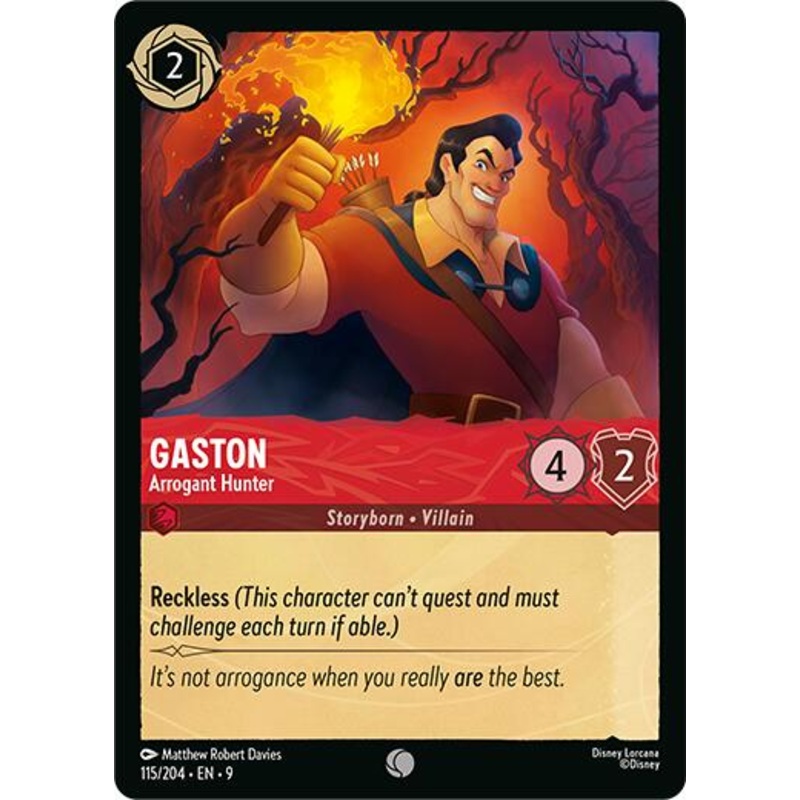 Gaston – Arrogant Hunter (115/204) [Fabled]