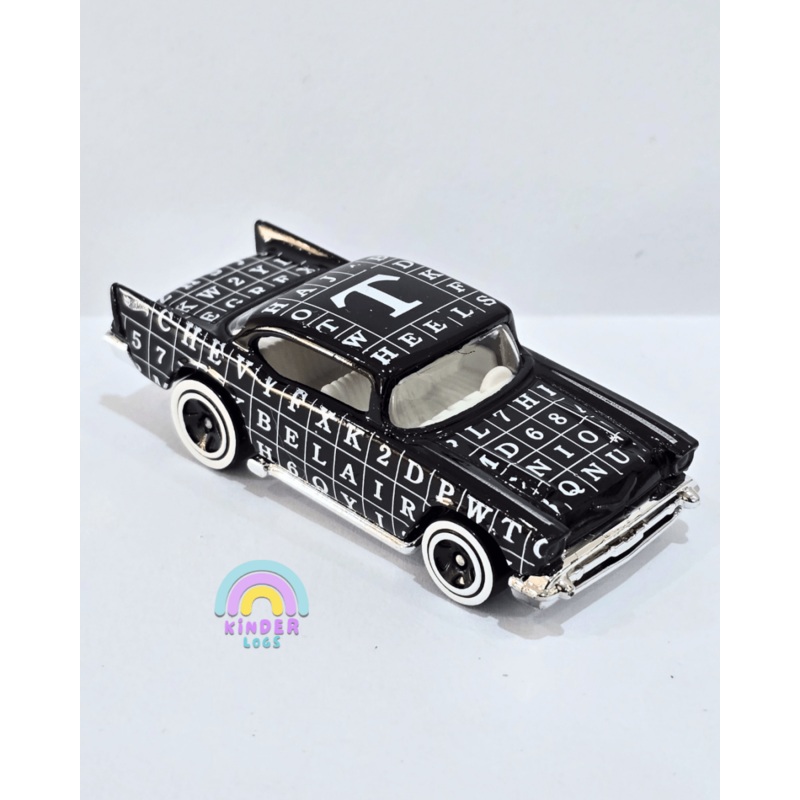 Hot Wheels 1957 Chevy Art Car – Black (Uncarded)
