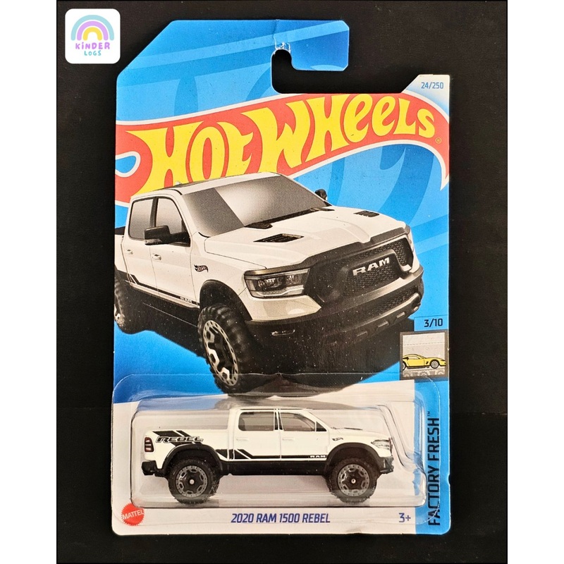 Hot Wheels 2020 RAM 1500 Rebel – White (Imported)