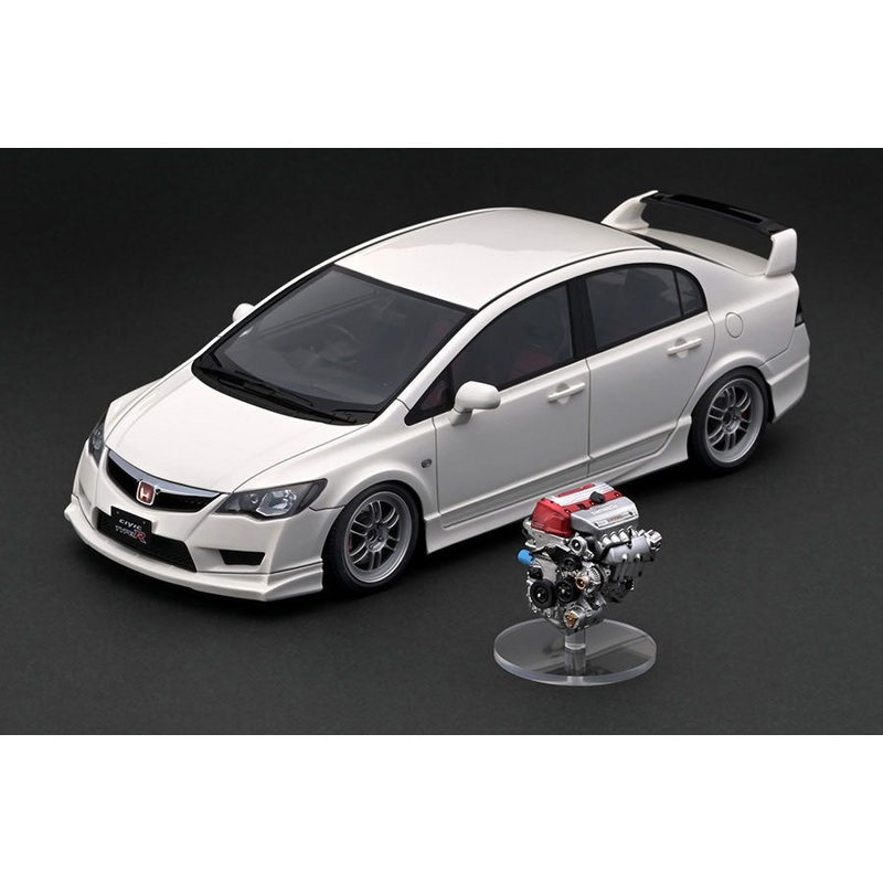 IGNITION MODEL 1/18 IG2833 1/18 Honda CIVIC (FD2) TYPE R White With Engine