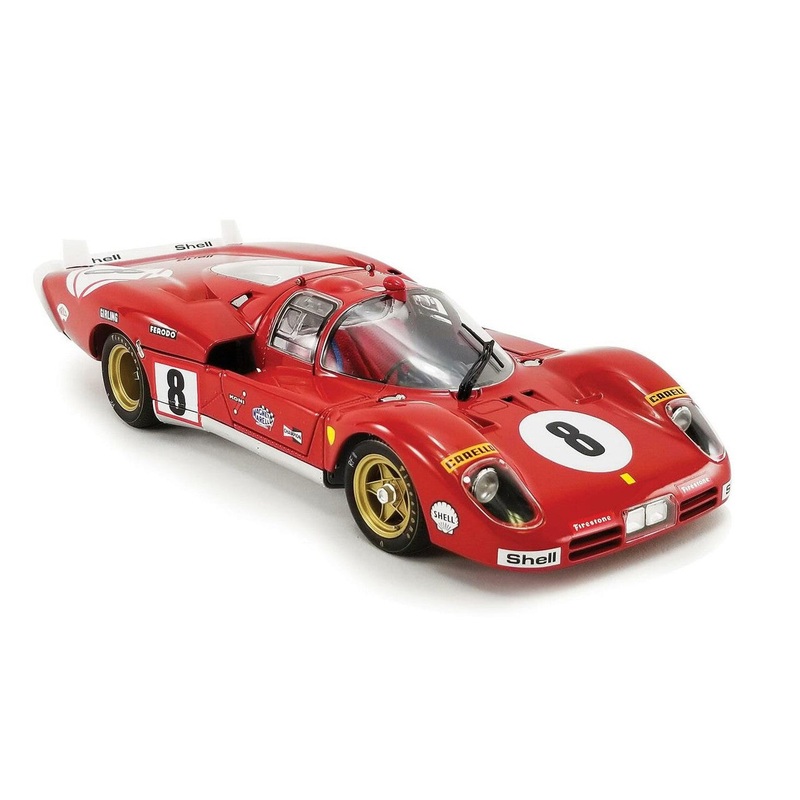 THE MASTERPIECE COLLECTION FERRARI #8 512 S LONGTAIL – FROM THE MOVIE LE MANS – 1:18 DIECAST MODEL