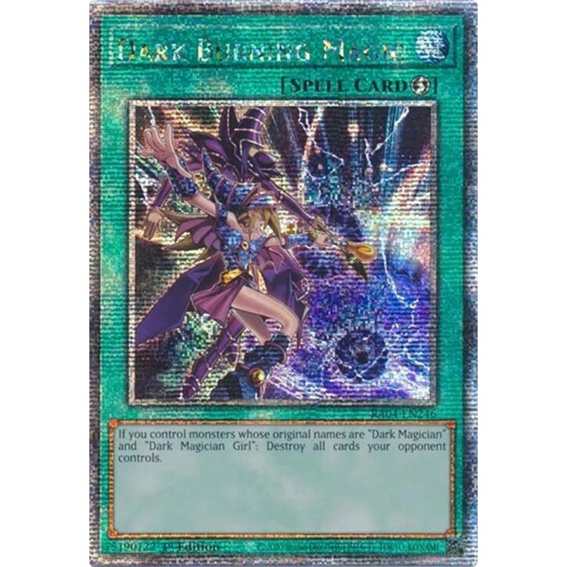 Dark Burning Magic [RA04-EN246] Quarter Century Secret Rare