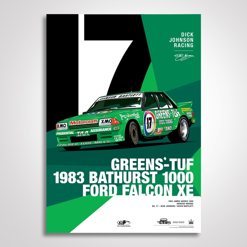 Dick Johnson Racing Greens’-Tuf Standard Limited Edition Print