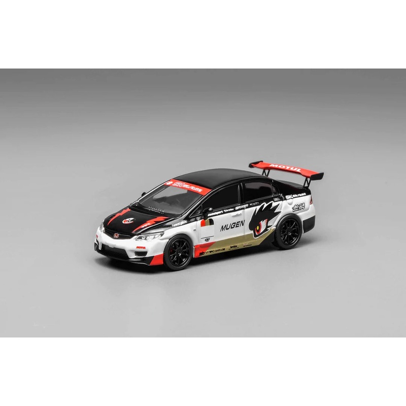 *PREORDER* MotorHelix 1:64 Honda Civic Type R (FD2) Mugen Livery White