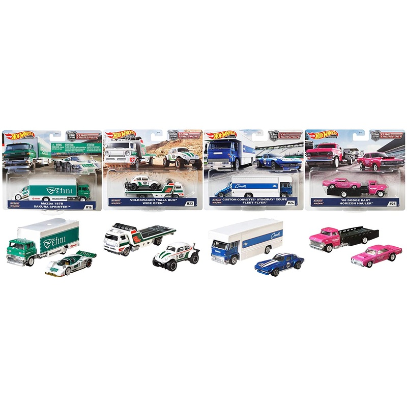 HOT WHEELS TEAM TRANSPORTER 2020 MIX  (Team Transporter Series) CASE