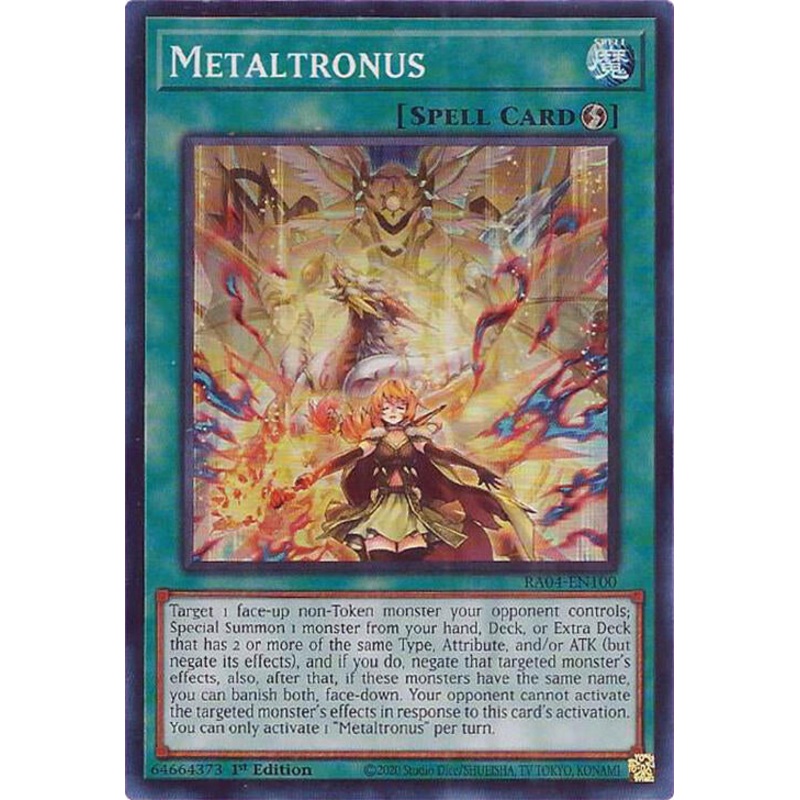 Metaltronus [RA04-EN100] Super Rare