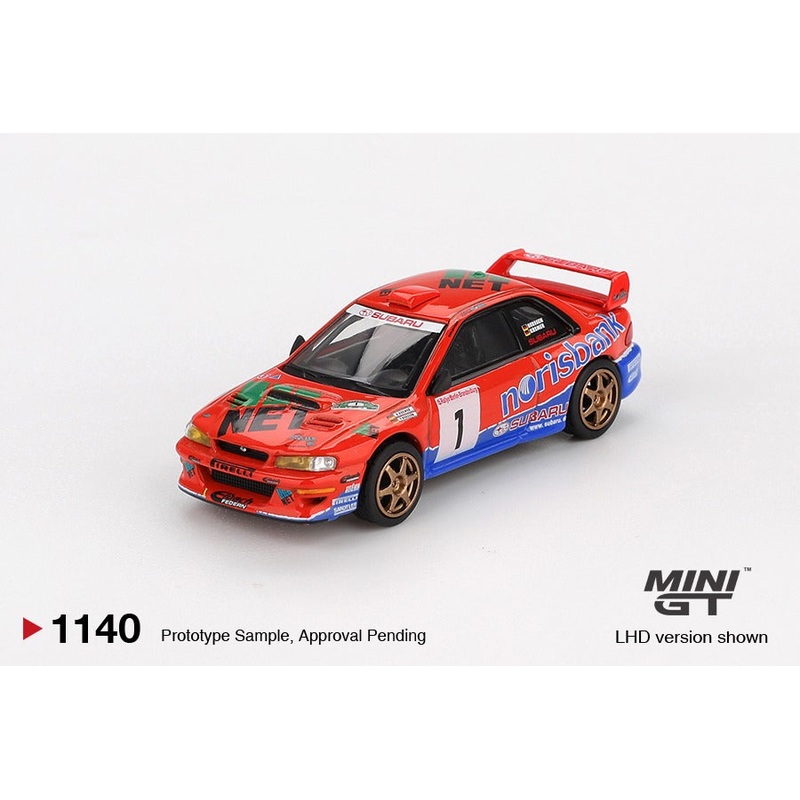 * PRE ORDER * MINI GT #1140 1/64 Subaru Impreza WRC97 #1 1999 DRM Champion (LHD)