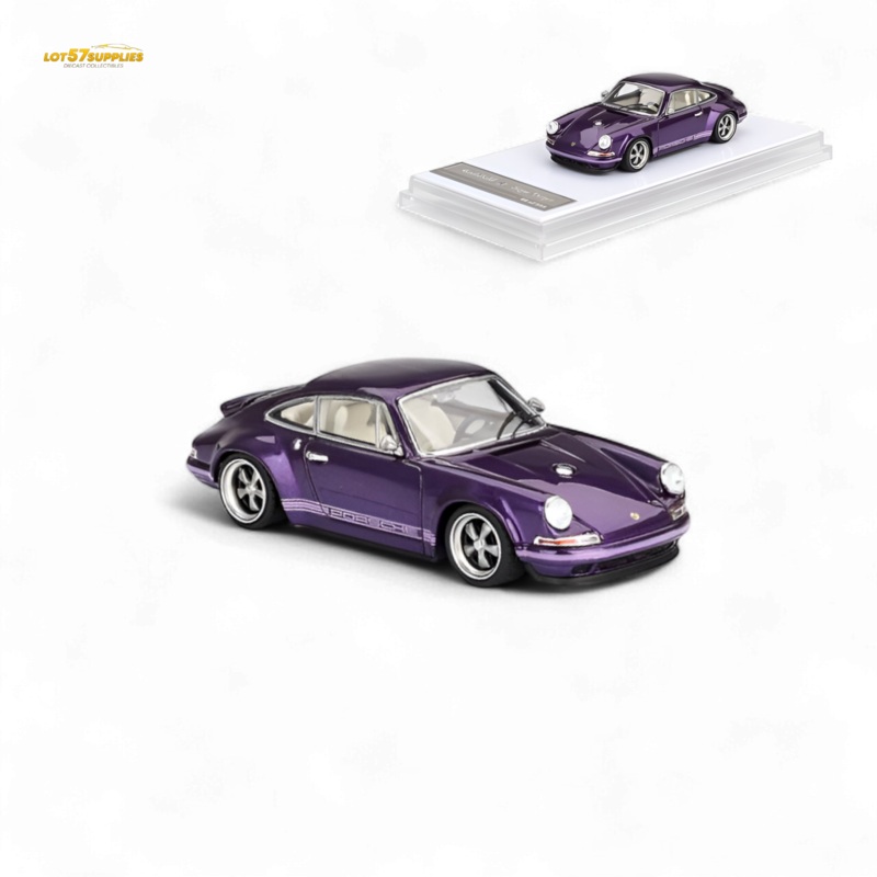 (Pre-Order) Zincit Model Porsche 911 Singer Coupe – Metallic Purple 1:64