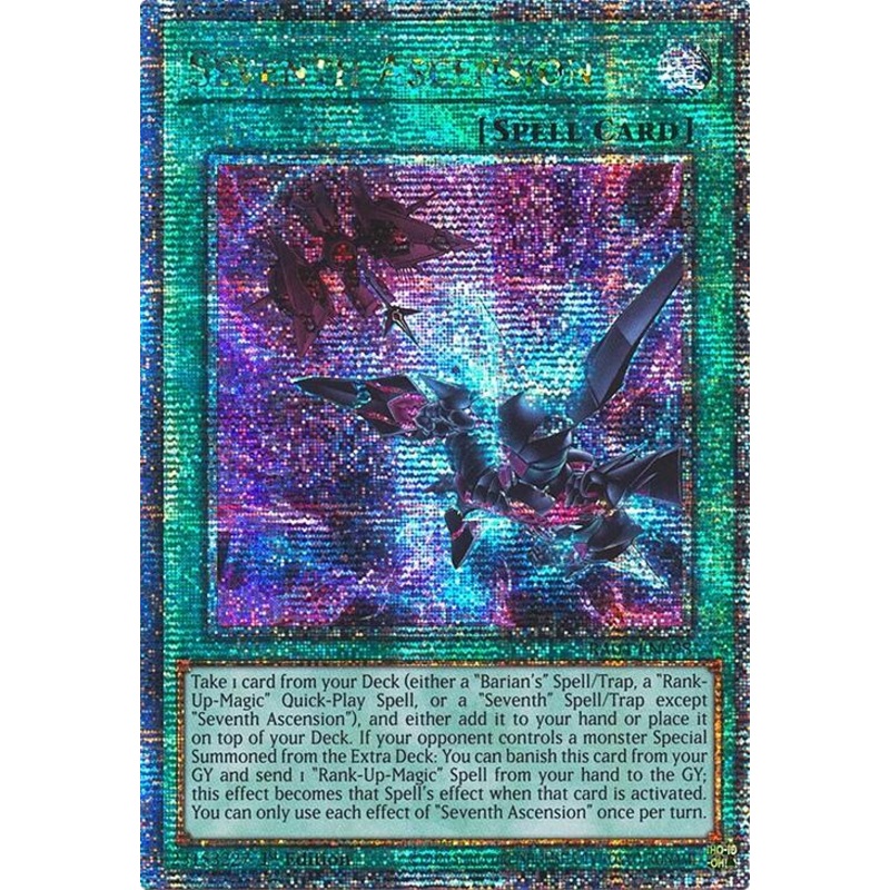 Seventh Ascension [RA04-EN098] Quarter Century Secret Rare